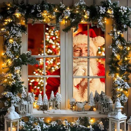 LIANGLIDE Rear Projection Screen Fabric, White Screen for Projector, Window Projection Film, 25x23x1 Cloth Rear Projection Screen for Virtual Halloween and Christmas Window Projection Videos (White) - Image 2