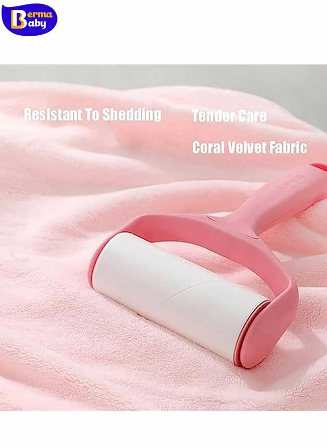 Berma Baby Baby Bath Towel Ultra Soft Hooded Towel Highly Absorbent Bathrobe Blanket Toddlers Shower Gifts for Boys Girls- 80*80cm (Blue)  - Image 4
