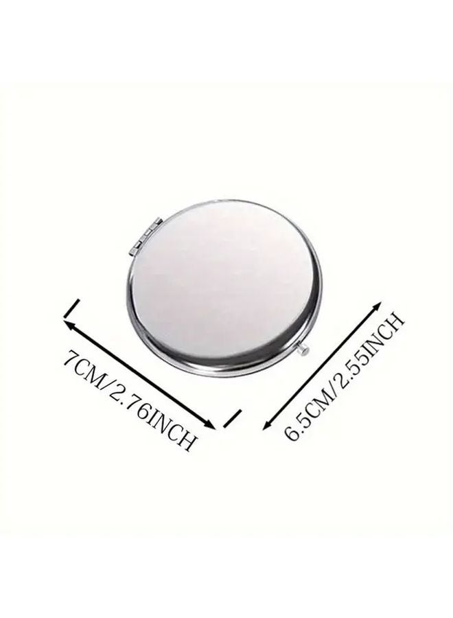 Personalized Engraved Compact Makeup Mirror Rose Golden Style 5 Custom Name Gift - Image 4