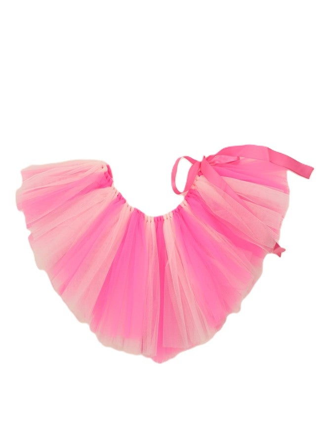 Pawpatu Hand Crafted in USA Pink/Hot Pink Mesh Ballerina Tutu Skirt for Dogs and Cats - Image 2