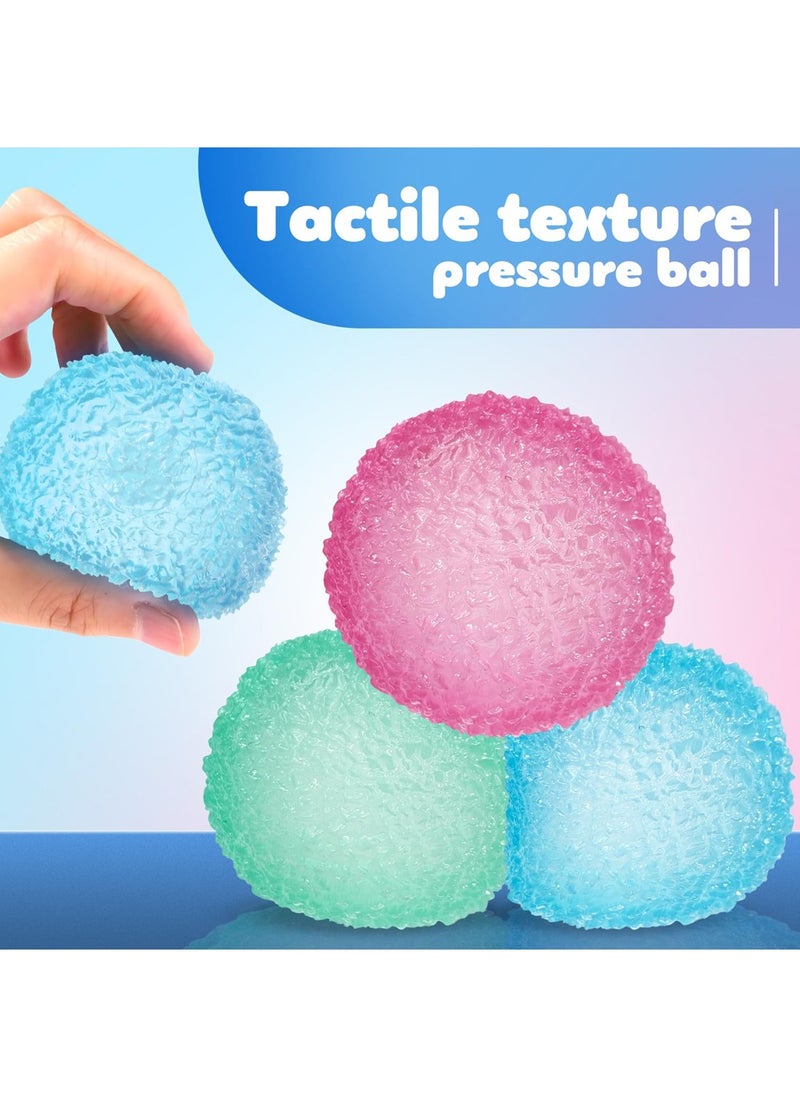 Generic - 3 Pcs Sensory Toys Set，Stress Balls for Kids，Pinch toys Sensory Fidget Ball for Squishy Toys for Anxiety Relief Soft Sensory Squeeze Toys for Adults Kids - Image 1