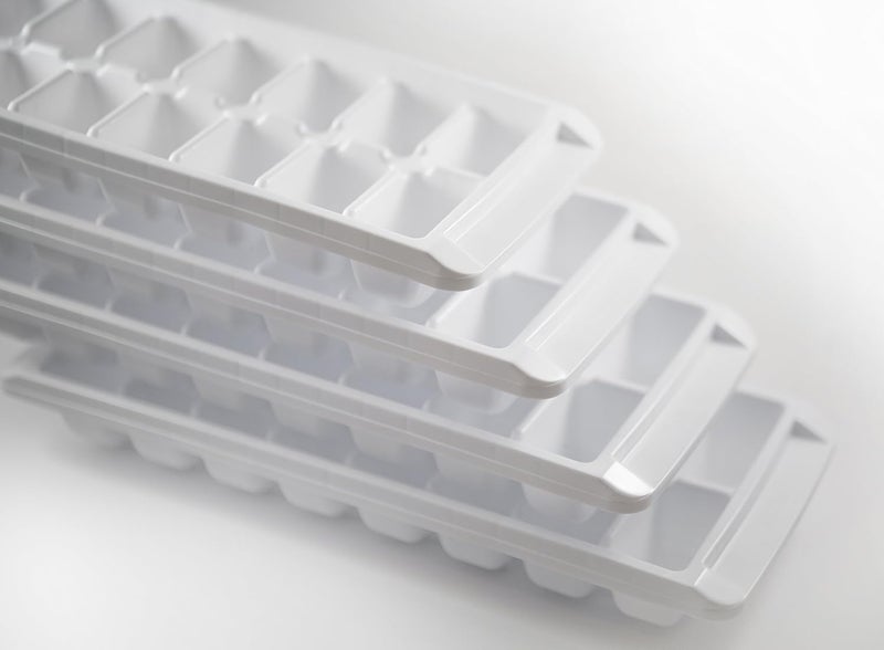Kitch Easy Release White Ice Cube Tray, 16 Cube Trays (Pack of 4) - Total 64 Cubes - Image 4