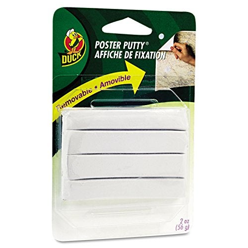Duck PTY-2 Brand Removable Mounting Poster Putty, 2 oz., White (1436912) - Image 1