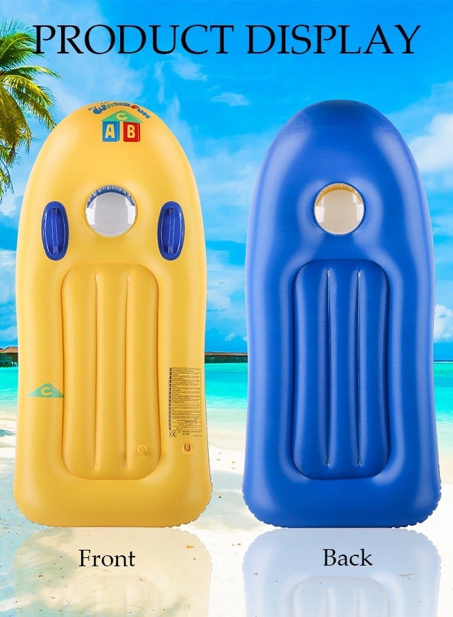 DUNISO Inflatable Surf Boards Swimming Arm Band Set for Kids, Lightweight Inflatable Boogie Boards, Bodyboard Beach Float with Handles Portable, Surfboard Soft Body Boards for Beach Toys - Image 5