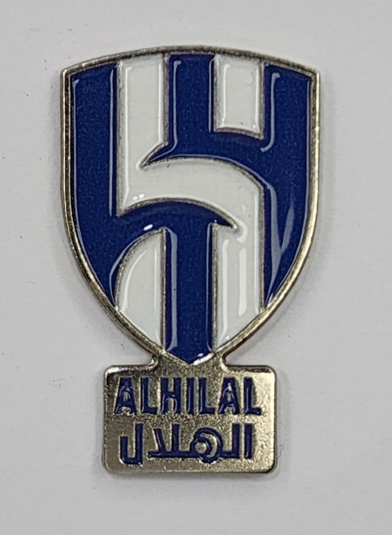 Metal sticker of the Saudi Al-Hilal Club logo for mobile phones or any smooth surface 