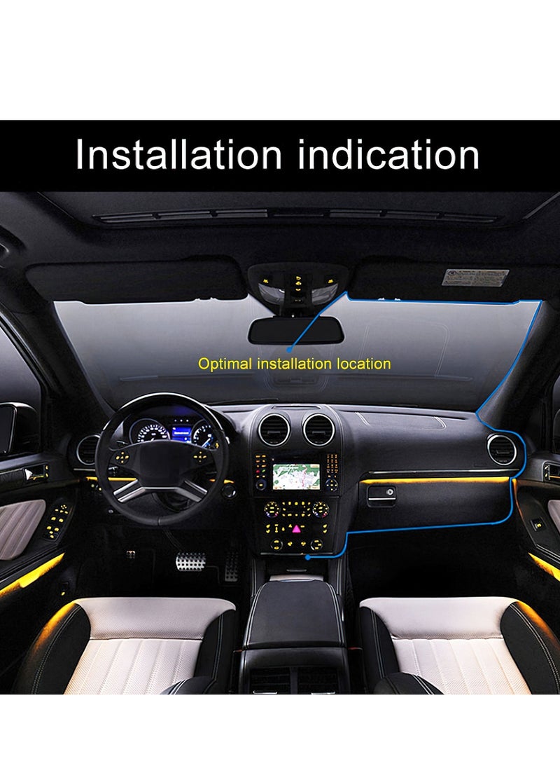 Generic - Dash cam Front and Rear 1080P+1080P Dash Camera for Cars, 170° Wide Angle, Night Vision  G-Sensor Parking Monitor Loop Recording Motion Detector and 128G Max - Image 1