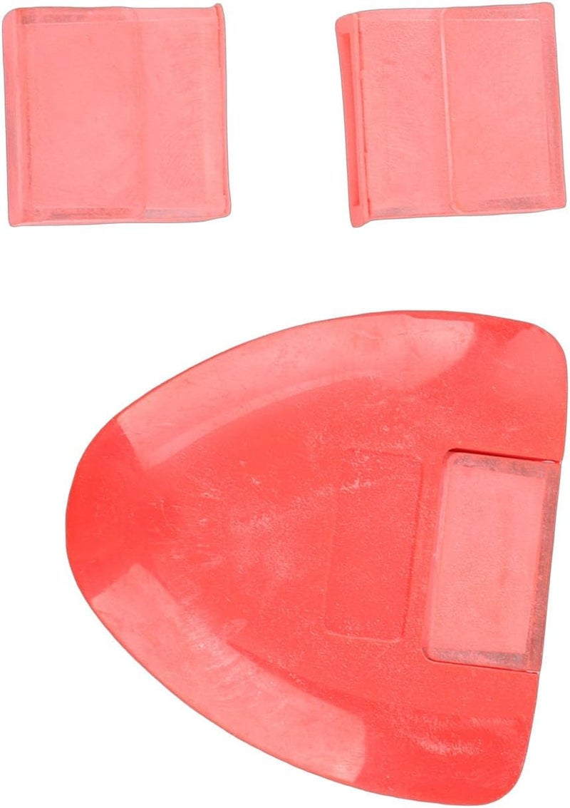 OEBUAFI Professional Tailor's Chalk, Plastic Sewing Fabric Tool for Tailoring, Shoemaking, and Embroidery Craft (Red) - Image 2