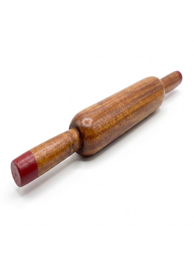 Aavya Fiber Wooden Belan for Kitchen | Premium Solid Wood Roti Rolling Pin | 15 * 1.80 Inches | No Chemical Polish | Handcrafted in India - Image 4