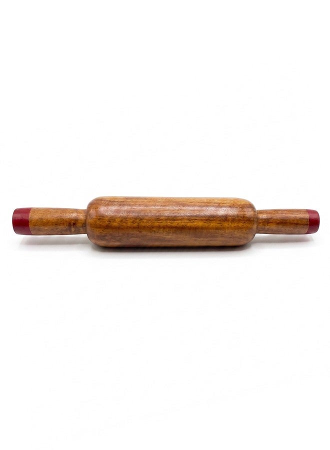 Aavya Fiber Wooden Belan for Kitchen | Premium Solid Wood Roti Rolling Pin | 15 * 1.80 Inches | No Chemical Polish | Handcrafted in India - Image 1