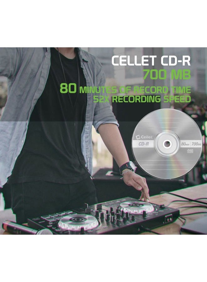 Cellet 5-Pack 700MB 80 Min for Data, Music, Photos - Image 4