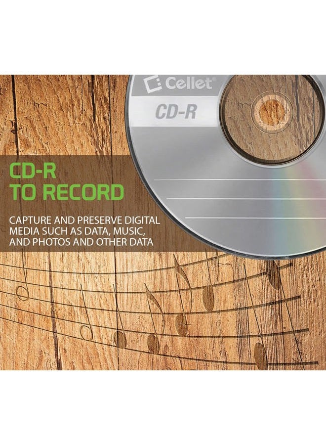 Cellet 5-Pack 700MB 80 Min for Data, Music, Photos - Image 3