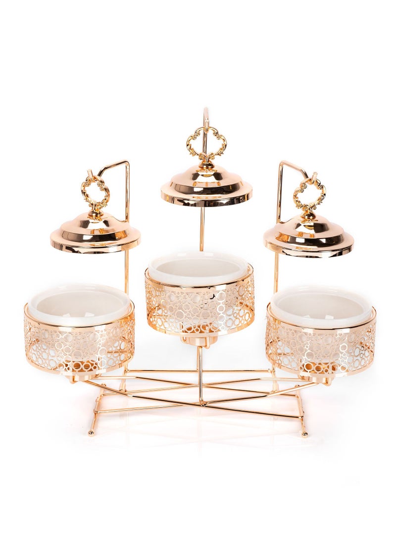 La Mesa 3 pieces Round Food Warmer Set  - Image 2