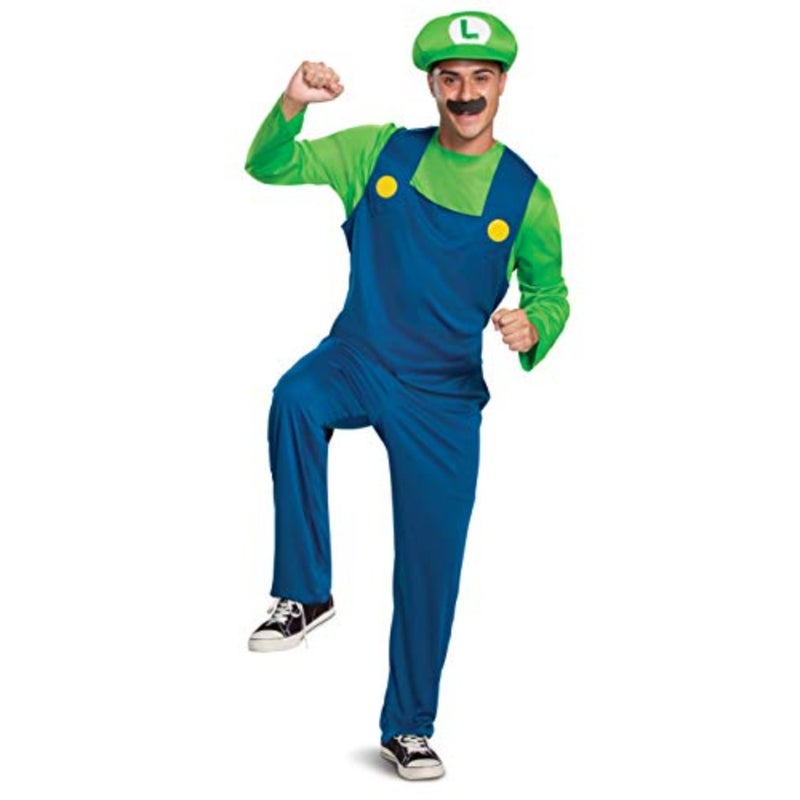 DISGUISE Super Mario Halloween Costumes Adults Available in Sizes M and, Multi-colo, Medium, X-Large - Image 1