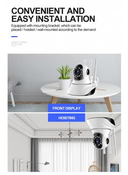 OneXsale OneXsale WiFi 360 Live View FHD Indoor Motion Detection Alert TwoWay Audio SD Card Recording MultiUser Support  - Image 2