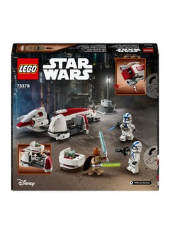 LEGO 75378 Star Wars: The Mandalorian Barc Speeder Escape, Building Set For Kids, Buildable Toy Bike With Sidecar, Includes Kelleran Beq And Grogu, Gift For Boys, Girls And Fans Aged 8 Plus (221 Pieces)  - Image 2