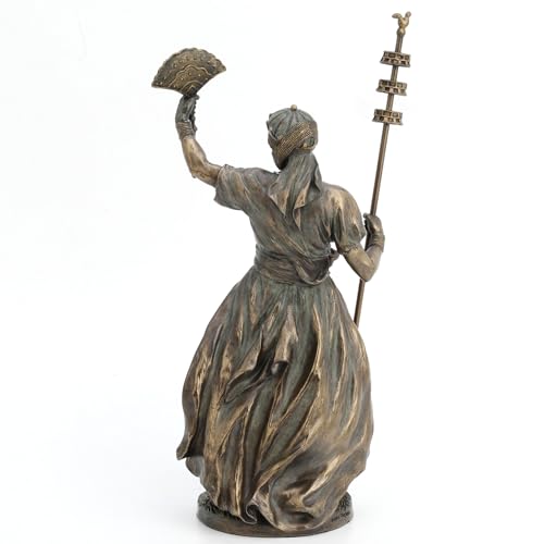 UNICORN STUDIO 12 Inch Obatala The Creator Orisha Santeria Yoruba Cold Cast Resin Bronze Finish Sculpture - Image 3