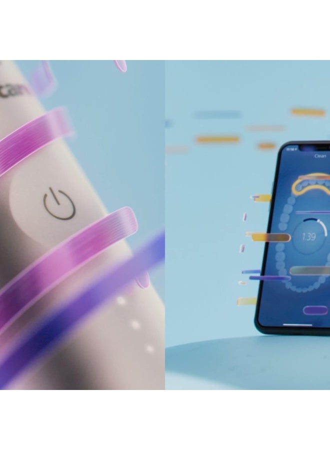 فيليبس سونيكير فرشاة أسنان فيليبس سونيكير الكهربائية Philips Sonicare 9900 Prestige مع تقنية SenseIQ، تتكيف وتعتني بالأسنان، تطبيق سونيكير المدعوم بالذكاء الاصطناعي، حقيبة سفر وقاعدة شحن، لون أزرق ليلى، HX9992/12 - Image 5