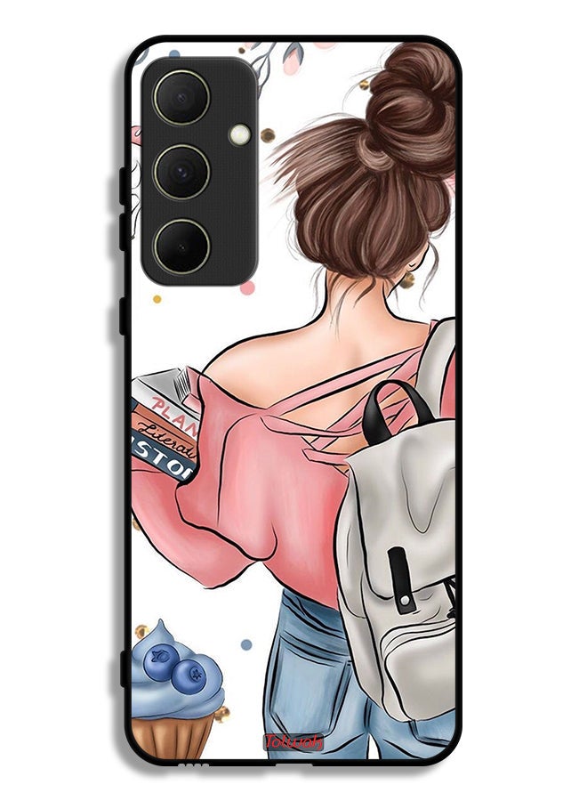 Tolwak Samsung Galaxy A35 5G Protective Case Cover Books In Hands - Image 1