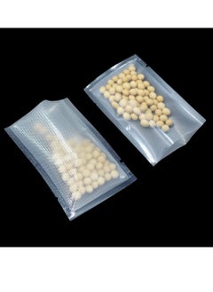 Excefore Vacuum Sealer Bags, Dry/Moist Sealer for Food Storage Open Top Clear Plastic Flat Pouches Bulk Food Packaging Bags with Tear Notch 100Pcs, 5.9x9.8 inch  - Image 1