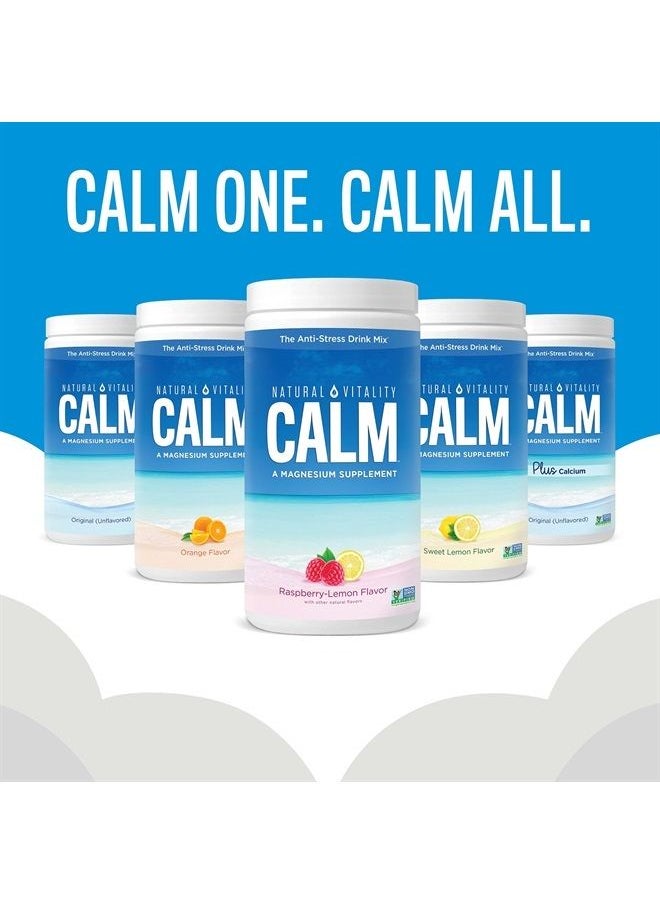 Calm, Magnesium Citrate Supplement, Drink Mix Powder Supports a Healthy Response to Stress, Gluten Free, Vegan, & Non-GMO, Sweet Lemon, 16 Oz - pzsku/Z5A084C8F1607889ABF43Z/45/_/1689271617/d32e3e99-12eb-4e78-963d-3df9b5bb007f