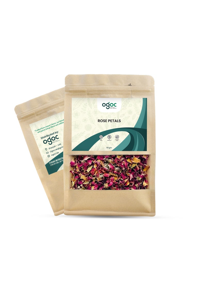 OGOC Premium Dried Rose Petals Natural Fragrant Floral Potpourri for Home Decor, Aromatherapy, Bath & DIY Crafts - Image 5