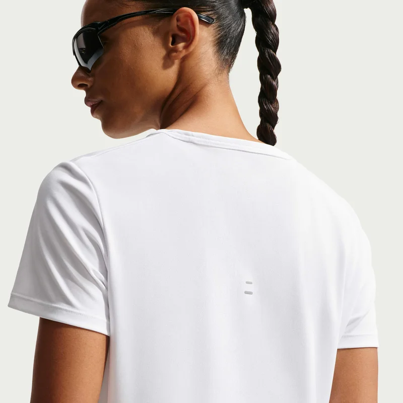 Nike White Women's Tiempo Dri-FIT Running Top for Women | Best Price UAE