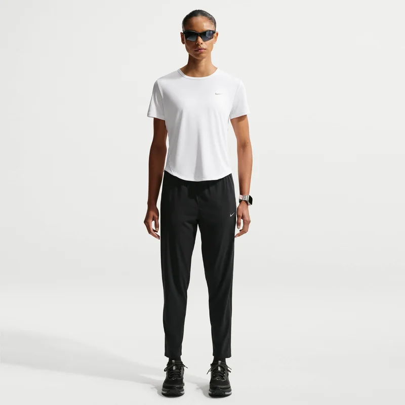 Nike White Women's Tiempo Dri-FIT Running Top for Women | Best Price UAE