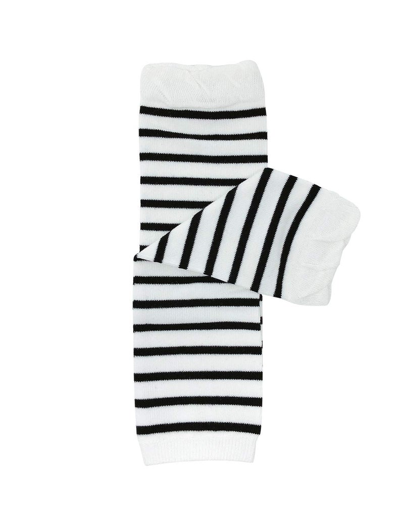 Bowbear 5 Pair Baby and Toddler Leg Warmers, Happy Legs Pink & Gray - Image 4