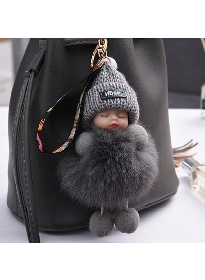 Beauty Plush Doll Car Key Chain 