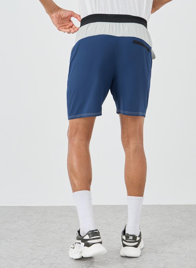 ستايلي اكتيف شورت ستايلي بألوان متداخلة بقصة عادية بطول  بوصة - Image 4