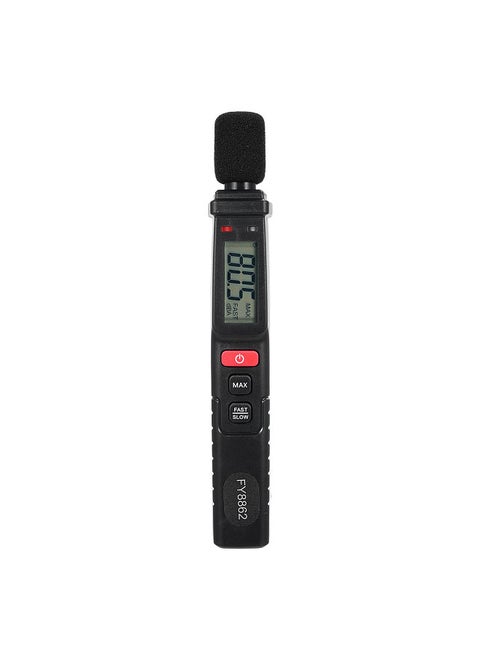 FY8862 Pen Type Digital Noise Meter 30db-130db Decibel Meter LCD Display Sound Level Meter Professional High-Precision Noise Tester Handheld Sound Detector Household Noise Measuring Instrument