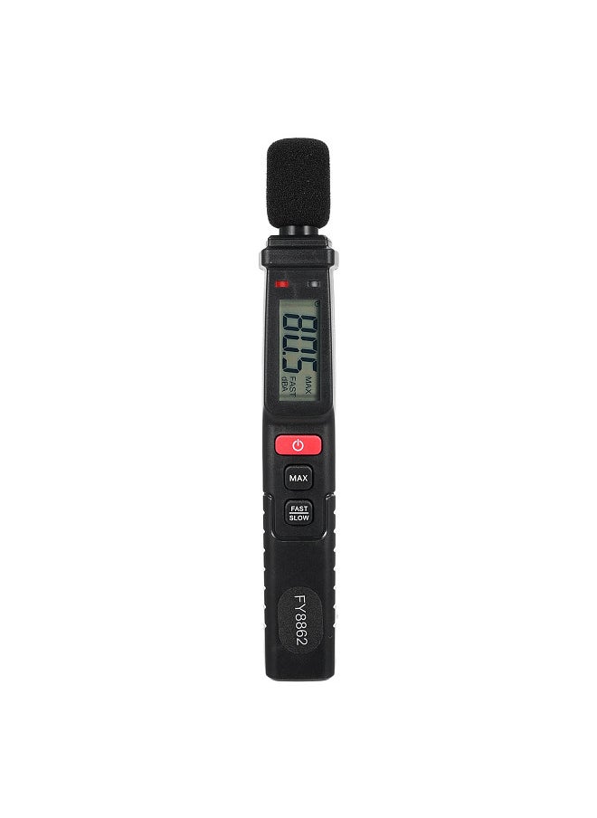 Lepmerk FY8862 Pen Type Digital Noise Meter 30db-130db Decibel Meter LCD Display Sound Level Meter Professional High-Precision Noise Tester Handheld Sound Detector Household Noise Measuring Instrument  - Image 1