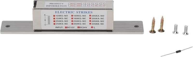 Electric Strike Lock Set Stainless Steel Zinc Alloy Concealed Installation for Office Home Security - Image 2