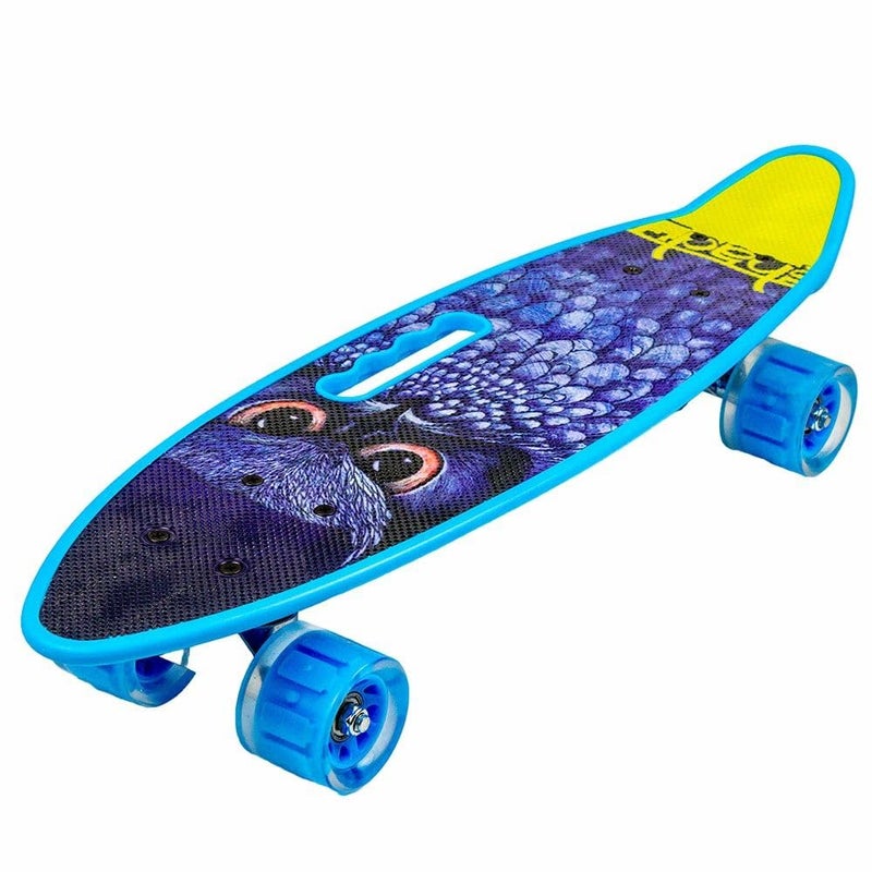 Dream Land Colorful Mixed Shapes Blue Skate Board - 212-1