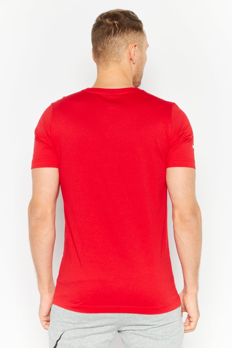 Puma x Scuderia Ferrari Men Sportswear Fit Short Sleeve Outdoor T Shirt, Red - Image 2