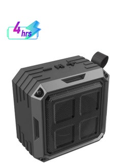 Lenyes Simple portable wireless Bluetooth stereo speaker, Lenyes S205 Waterproof HiFi Bass Wireless Bluetooth Speaker, supports hands-free/Micro SD Card (Color : Black)  - Image 1