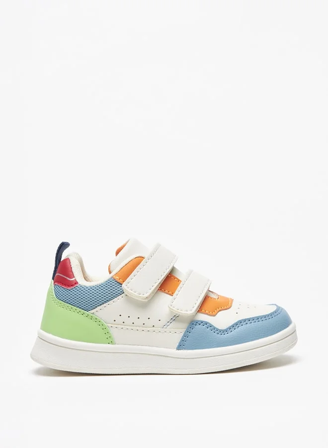 LBL Boys'S Textured Casual Sneakers With Hook And Loop Closure