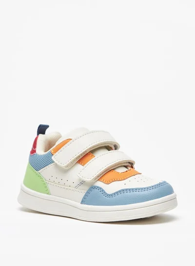 LBL Boys'S Textured Casual Sneakers With Hook And Loop Closure