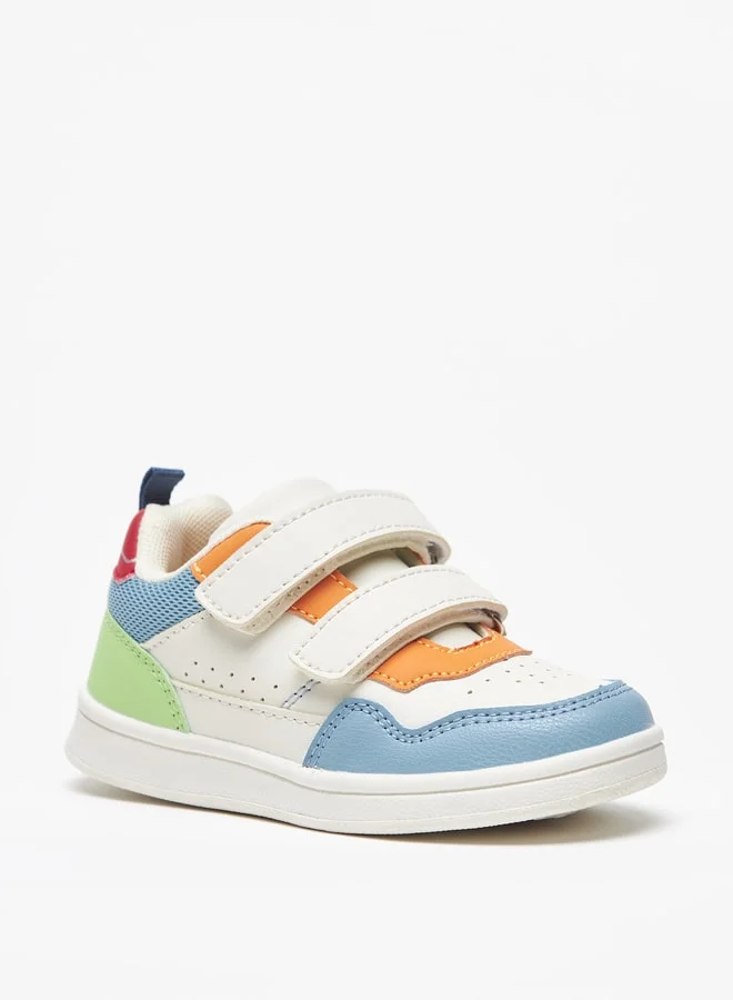 LBL Boys'S Textured Casual Sneakers With Hook And Loop Closure