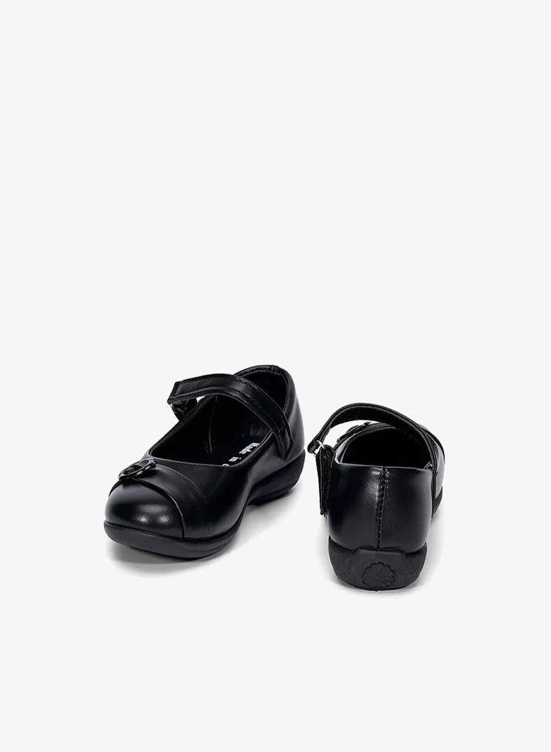 بيبي كلو حذاء ماري جين أسود للبنات مع إبزيم