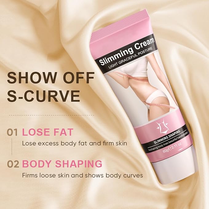 Grospe Slimming Cream for Weight Loss, Fat Burning Cream for Belly Waist & Buttocks, Soothing Relaxing Tightening Slimming Goodbye to Cellulite, Women/Men Weight Loss 60g - Image 2