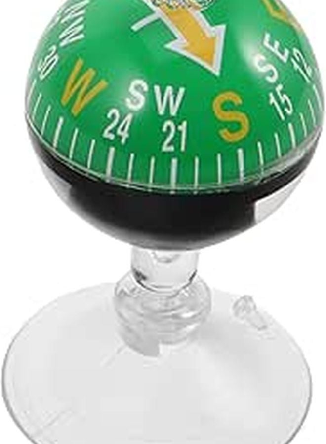 VALICLUD Portable Car Compass with Strong Suction Cup for Accurate Navigation Outdoor Activities - Image 1