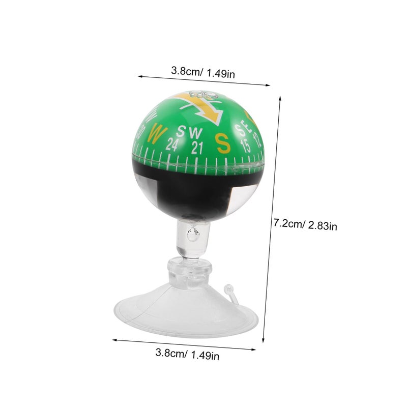 VALICLUD Portable Car Compass with Strong Suction Cup for Accurate Navigation Outdoor Activities - Image 3