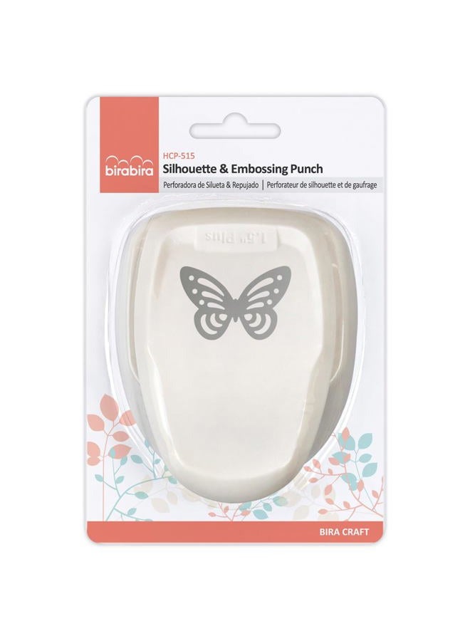 BiraBira 1.5 inch Butterfly Silhouette Craft Lever Punch for Scrapbooking Cards Paper Arts (Butterfly) - Image 3