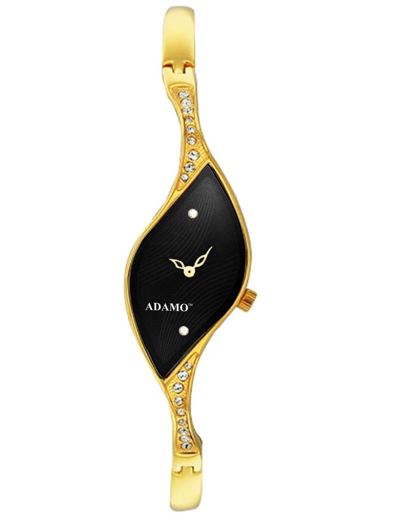ADAMO Analog Black Dial Women's Watch -9710YM02 - Image 1
