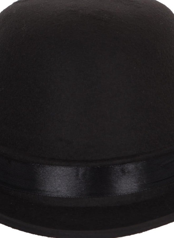 FabSeasons Polyester Armycrew Felt Dhoom Fame Top Hat/Cap for Men Black, Free Size - Image 4