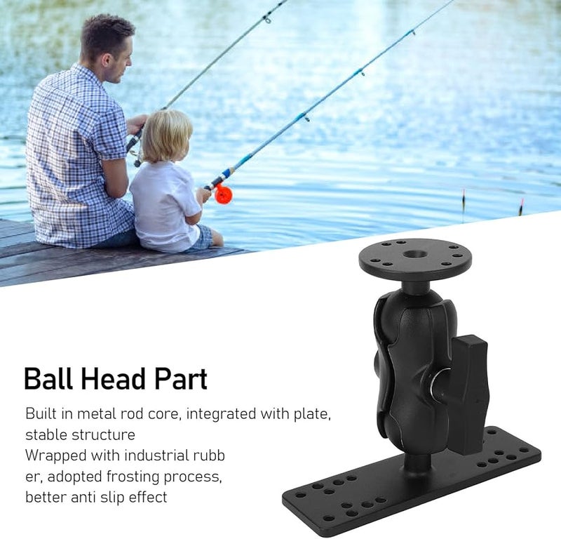 Aluminum Fish Finder Mount Wide Compatibility 360 Degree Rotation for GPSMAP Plus ECHOMAP - Image 3