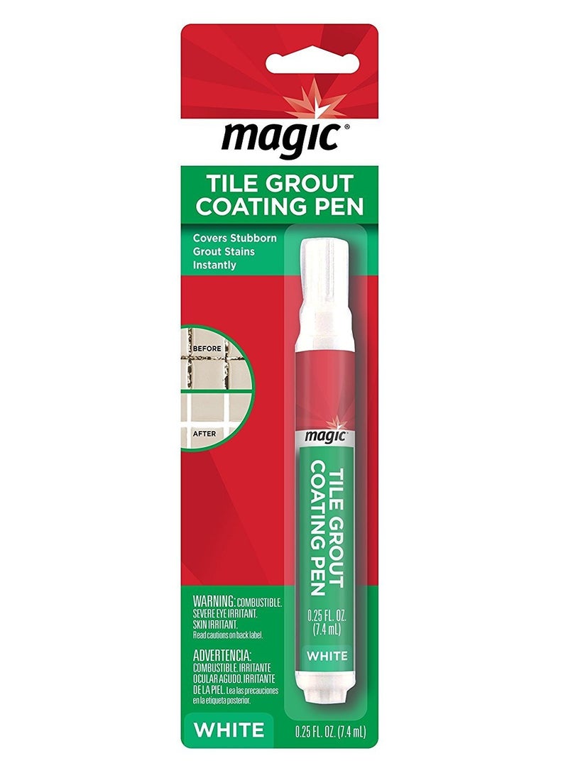 Magic Magic Tile & Grout Coating Pen White 7.4 ML 