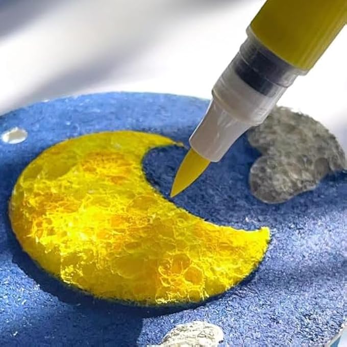 30PCS 3D MAGIC FOAM DRAWING PAPER SET WITH WATER BRUSH  PUFFY TEXTURE ART PAPER FOR KIDS, DIY CRAFT, SCHOOL PROJECTS, CREATIVE PAINTING, AND FUN ACTIVITIES - Image 5