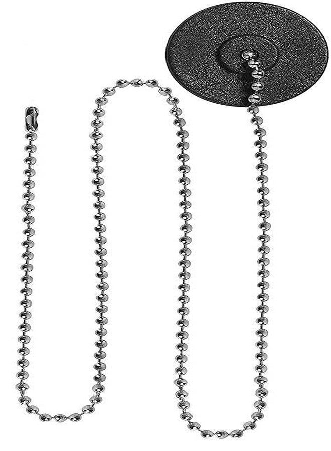 NOBO Pack of 5 Office secure Pen Holder Adhesive, With 23" Ball Pen Chain, - Image 1